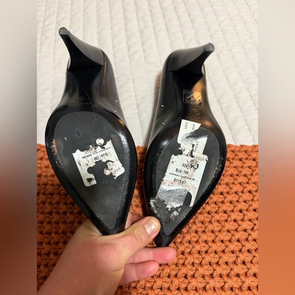 All Saints Black Studded Heels - Picture 4 of 5